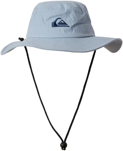Quiksilver men's bushmaster sun protection floppy visor bucket hat - Quiksilver Men's Bushmaster Sun Protection Floppy Visor Bucket Hat #cap #hat #bushmastercap 100% Cotton Imported Pull-On closure Hand Wash Only Cotton twill fabric with Adjustable strap in matching fabric and Quiksilver embroidery on front 